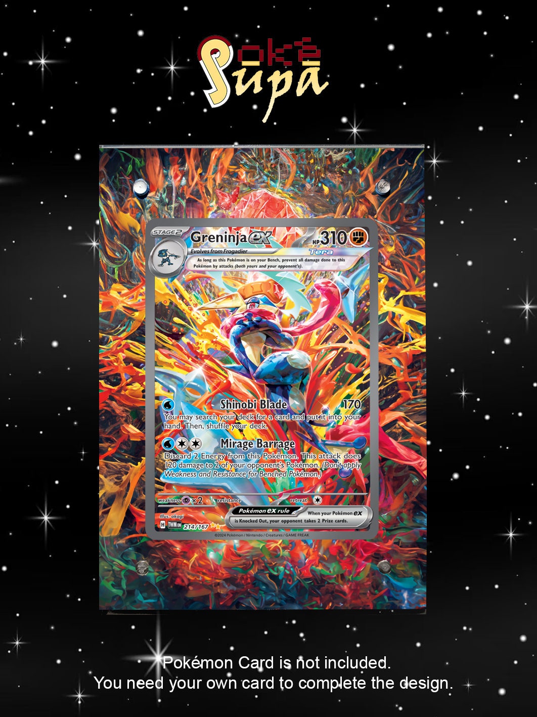 ポケモン - ポケモンカード　ゲッコウガEX 英語版　214/167 ポケモンカード ゲッコウガex SIR214/167英語版 ① ポケモン