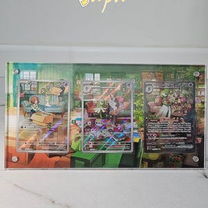 Scarlet & Violet Gardevoir-set: magnetisch hoesje voor grote Pokémon-kaart, uitgebreid artwork met standaard
