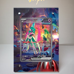 Iron Valiant ex 249/182 - Étui magnétique pour cartes Pokémon avec support