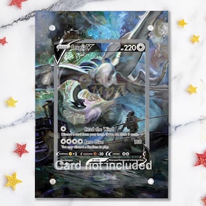 NUEVO ESTUCHE 2.0 - Lugia V 186/195 - Pokémon Tempestad Plateada - - Estuche magnético para tu tarjeta + Ilustración extendida + Soporte magnético imagen 1