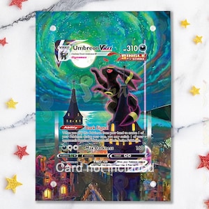 Umbreon VMAX ホロカード + スタンド Umbreon Vmax Card Stand - Etsy