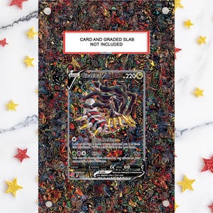 NEUE PSA Magnethülle 2.0 + Artwork + Aufsteller - Giratina 186/196 - Pokémon Lost Origin