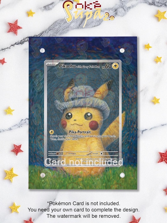 NEW CASE 2.0 - Pikachu With Grey Felt Hat From Pokémon X Van Gogh