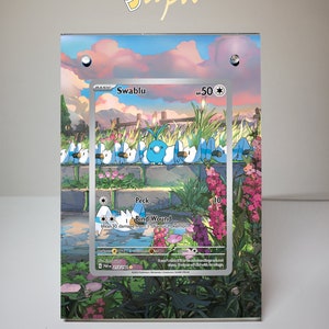 Swablu 213/182 - Custodia magnetica con supporto per illustrazioni estese delle carte Pokémon