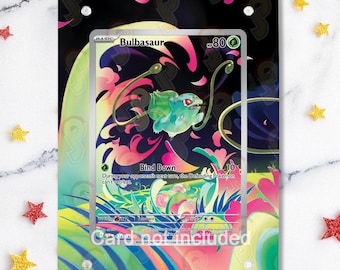 NEW CASE 2.0 - Bulbasaur 133/132 - Pokémon Mega Evolution - Magnetic Case for your card + Extended Artwork + Magnetic Stand