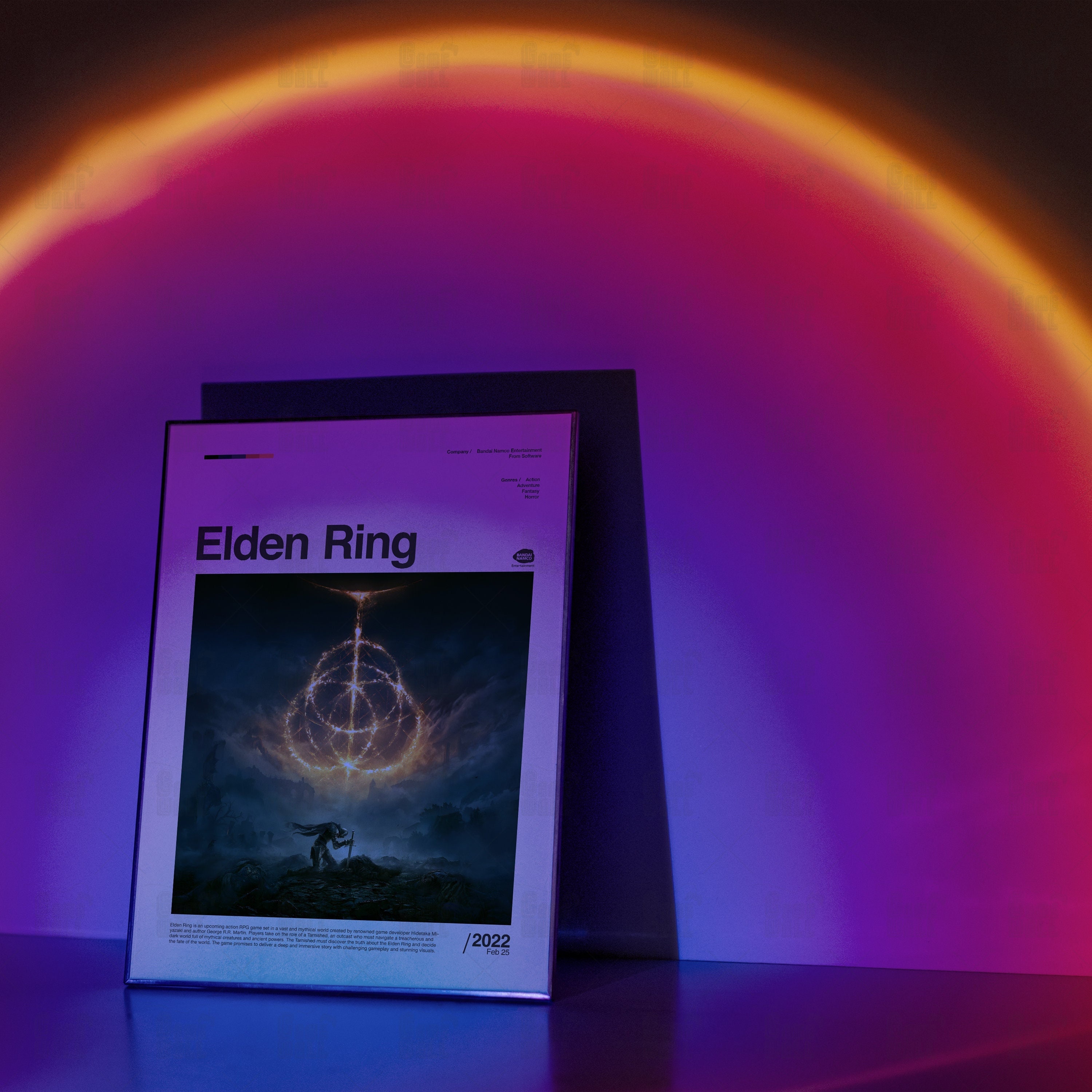 Elden Ring Poster, Gaming Room Poster, Gaming Wall Poster, Gaming Print ...