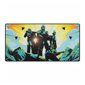 Alfombrilla de ratón grande Helldivers - Alfombrilla de escritorio