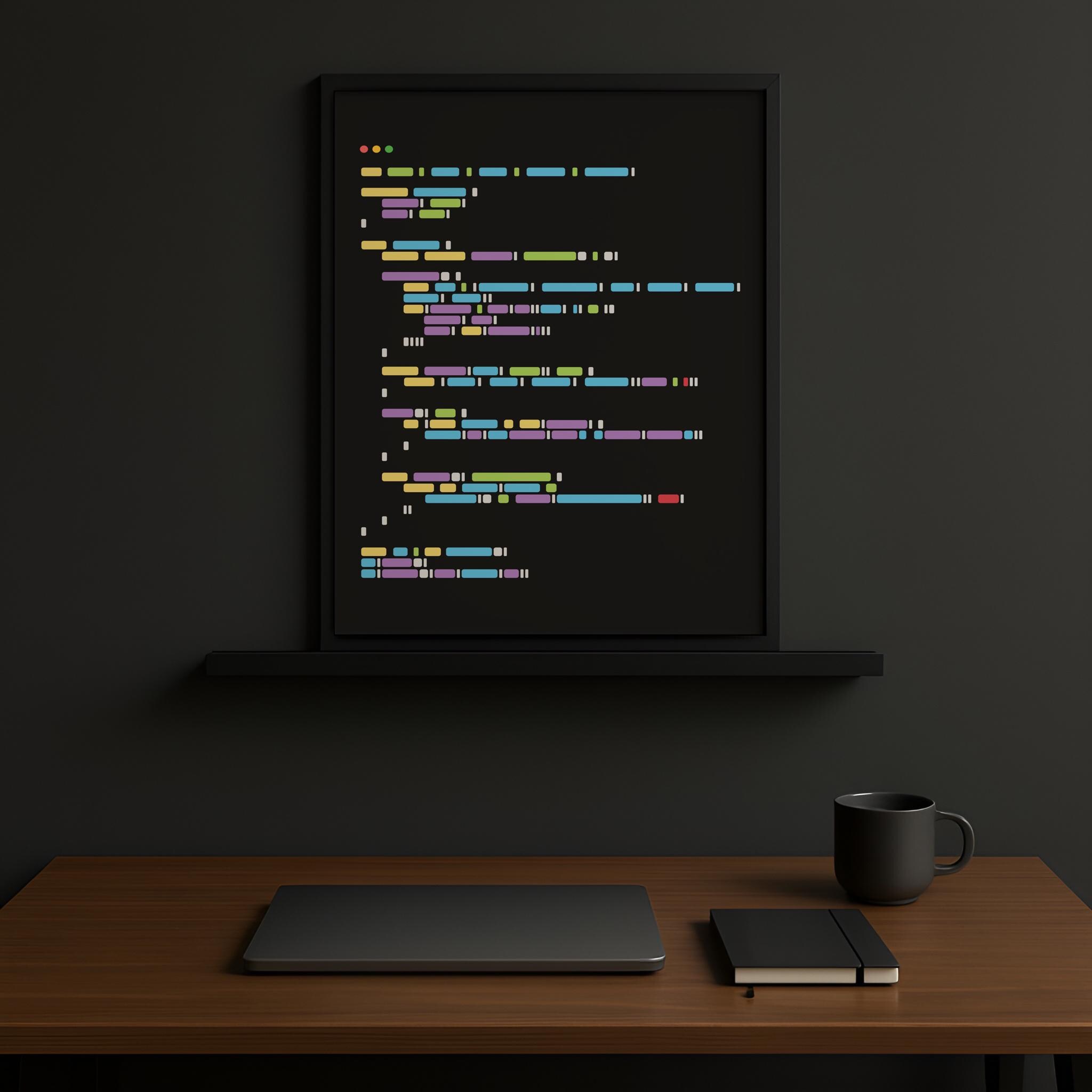 Programmer Poster Techie Computer Science Print Code Wall Art Printable ...