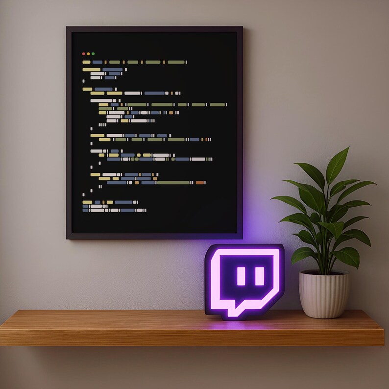 Techie Programmer Poster Retro Computer Print Code Wall Art Printable ...