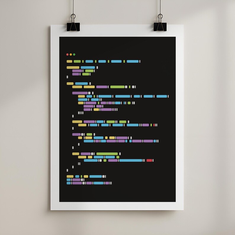 Programmer Poster Techie Computer Science Print Code Wall Art Printable ...