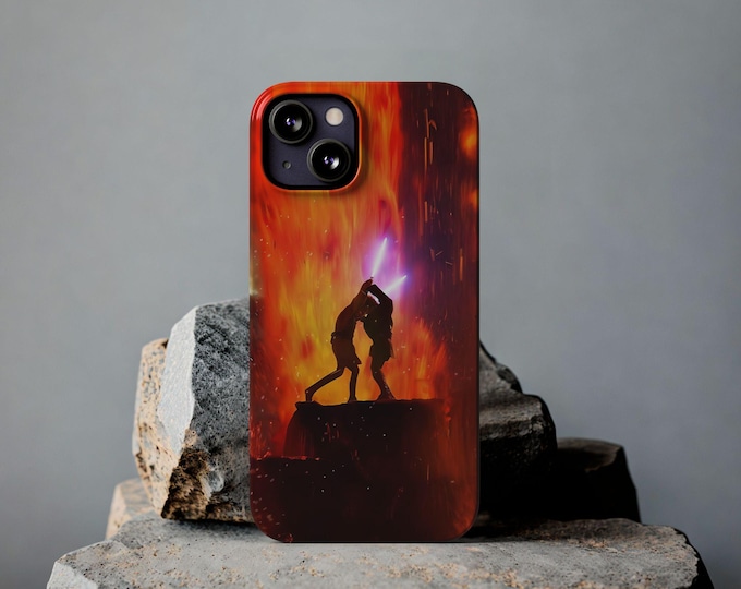 Star Wars Slim Phone Case, Tiktok Trending Design, Popular Galaxy Protective Cover, Gift for Sci-Fi Fans, Accessories for Space Lovers,