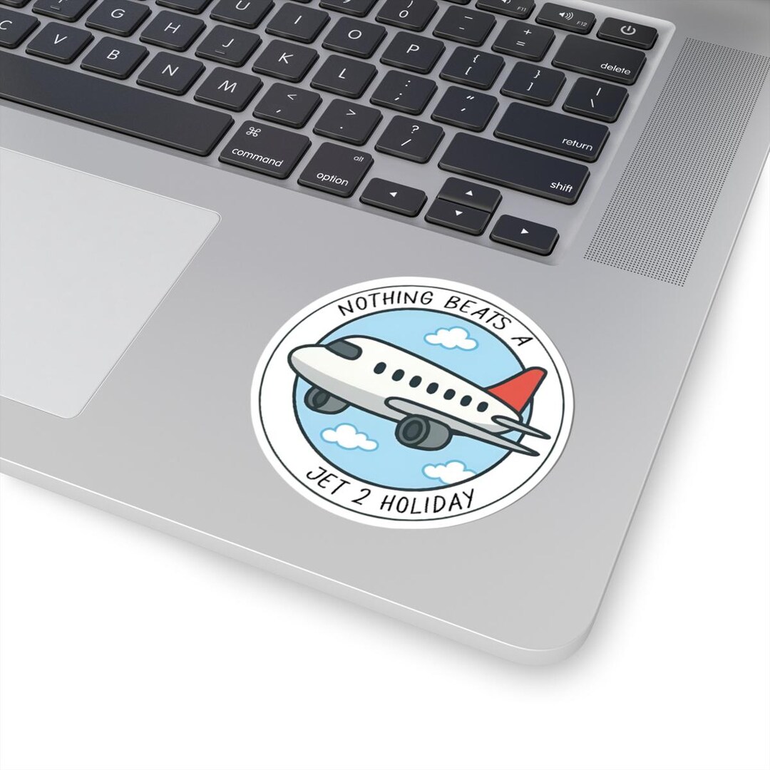 Notyouraverageflight Sticker Nothing Beats A Jet 2 Holiday Sticker, Tiktok Plane Trend Stickers ...