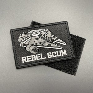Rebel Scum Patch - Klettverschluss für Rucksack, Rucksack, Rucksack, Rucksack, Cap