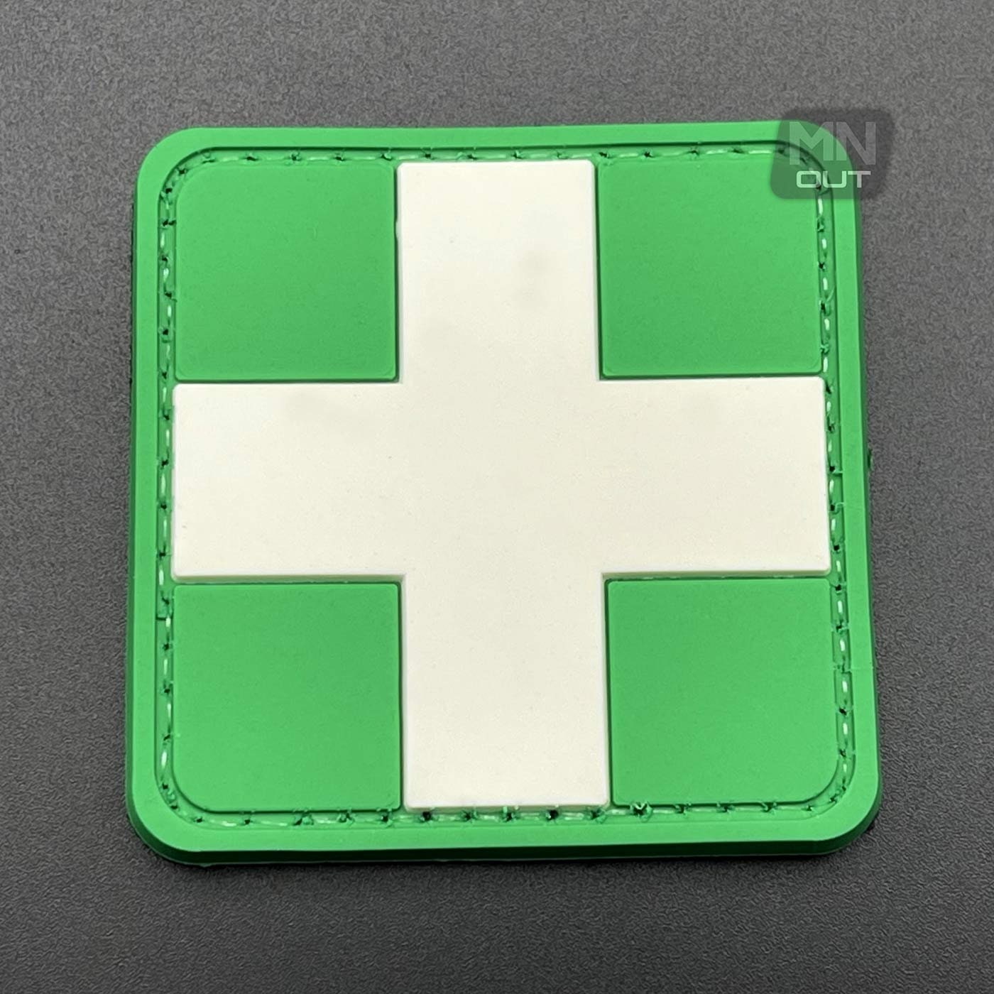 AED Defibrillator Name Tag EMT Medical Patch Heart Text Bag First