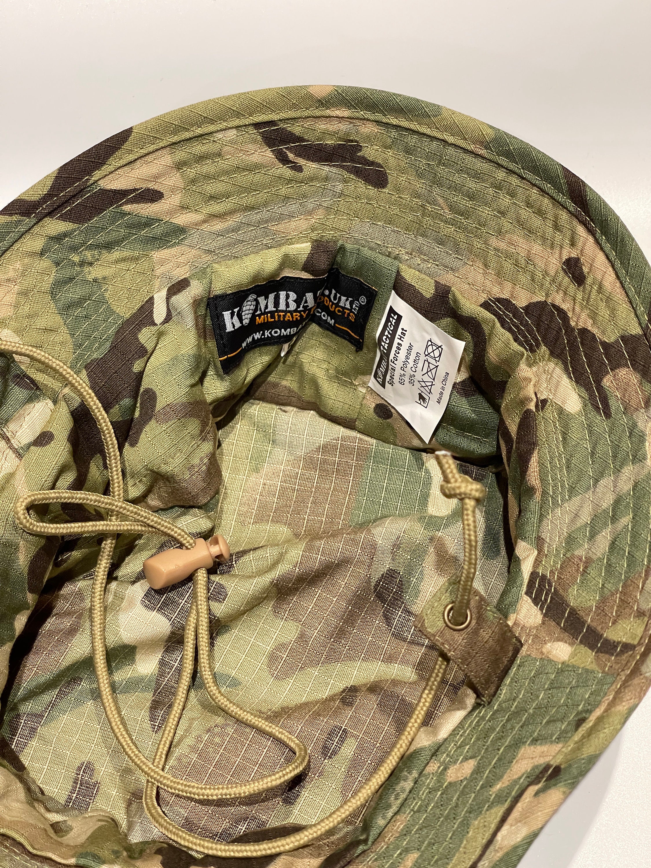 帽子 Nigel Cabourn - FIELD HAT - S.A.S. CAMO Short Brim Bush Hat - SAS Special Forces Style - Men's