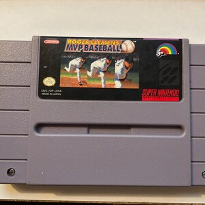 Authentieke Super Nintendo Roger Clemens' MVP-honkbalwagen
