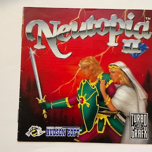 Authentieke Neutopia 2 (TG-16) videogamehandleiding