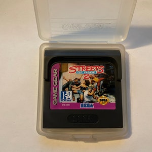 本物のセガ ゲームギア ストリート オブ レイジ 2 ゲームカート