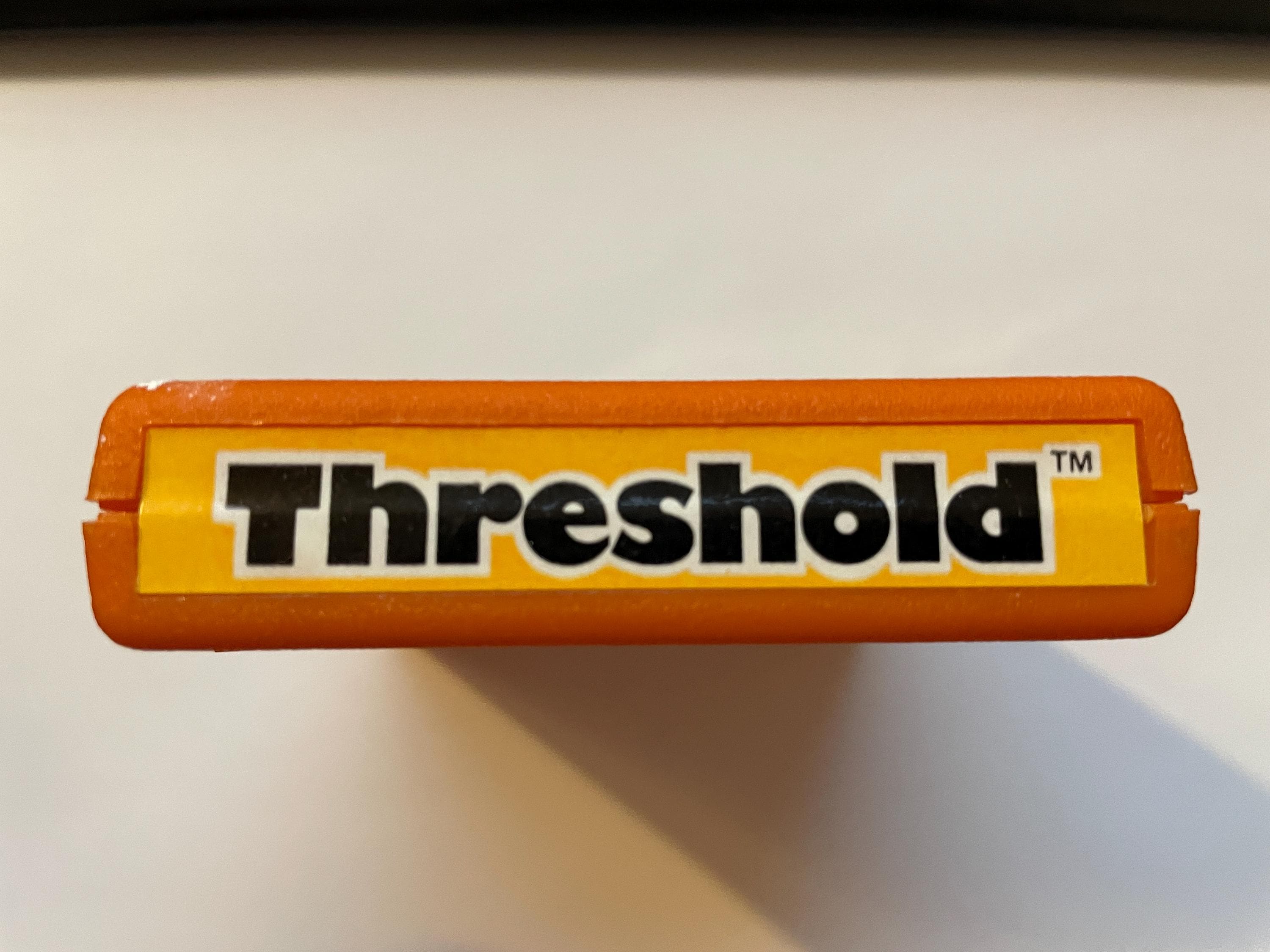 Jeu Atari 2600 Threshold En Version PAL - Loose, état Correct - Collection Rétro