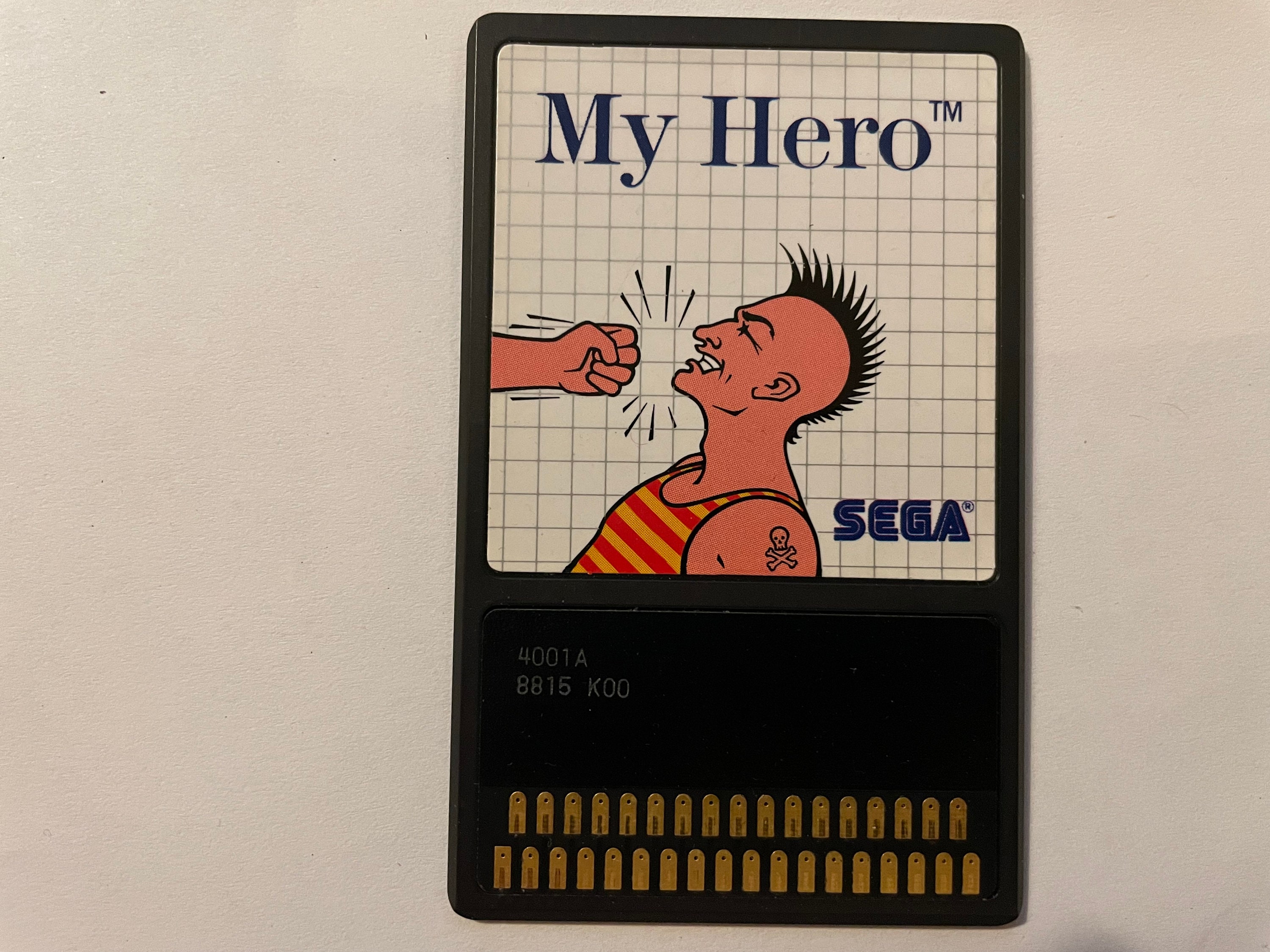 Authentic Sega Master System Game My Hero - Etsy