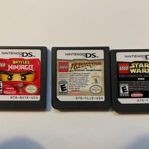 Authentieke DS Star Wars +Indiana Jones+ Battle Ninjago Game Carts