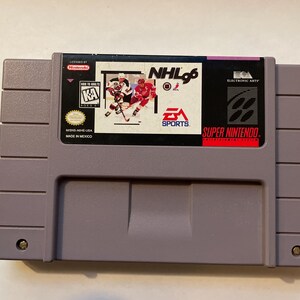 Authentieke Super Nintendo NHL 96-wagen