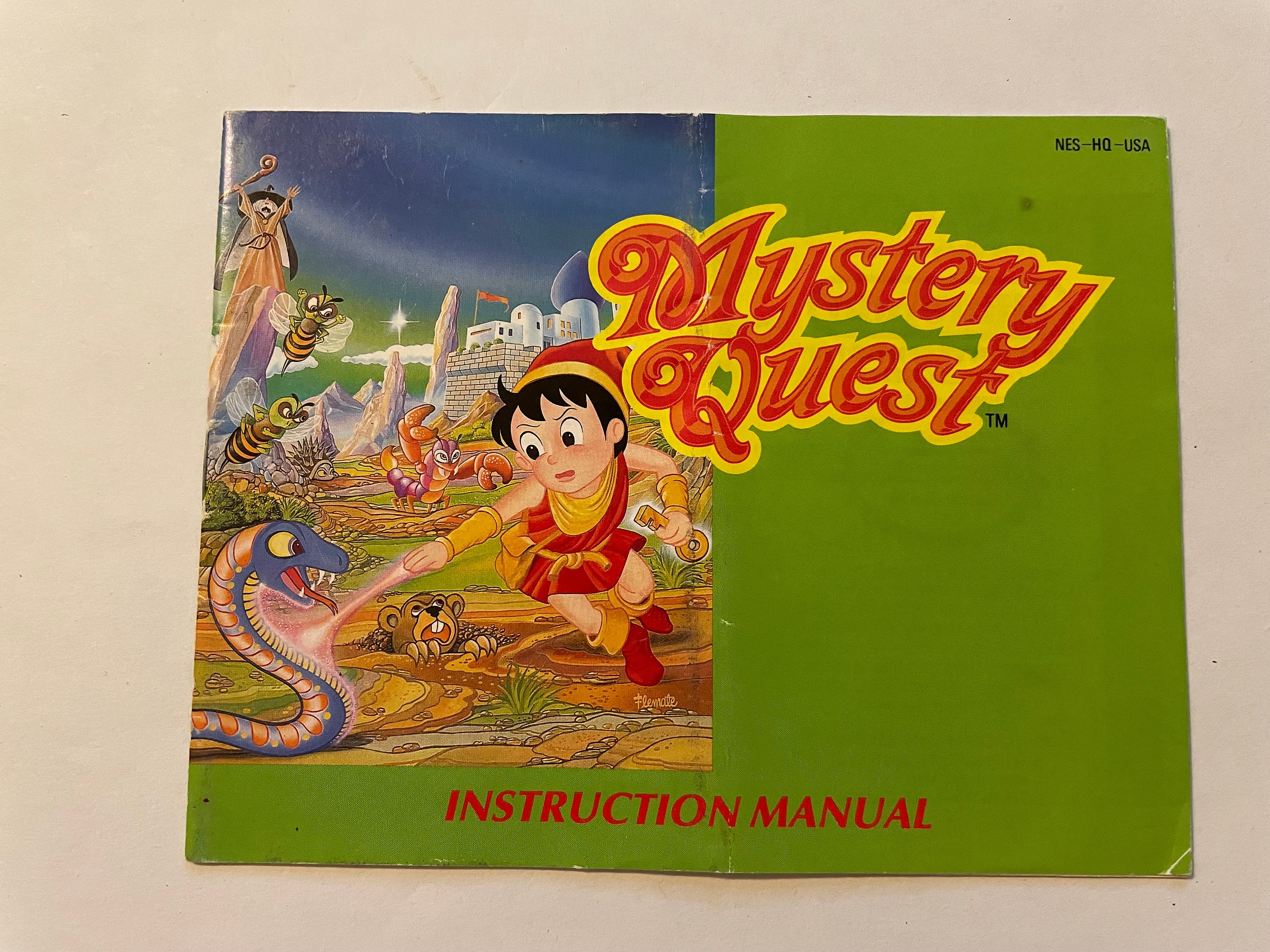 Authentic Mystery Quest ( Nes ) Video Game Manual - Etsy