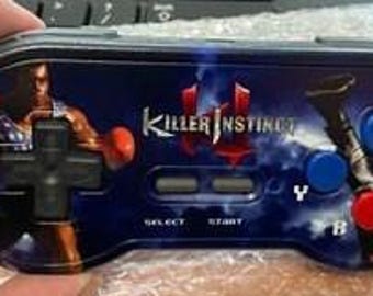 Custom uv printed Killer Instinct controller for the Snes
