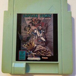 Authentieke Nintendo Captain Comic-gamewagen.