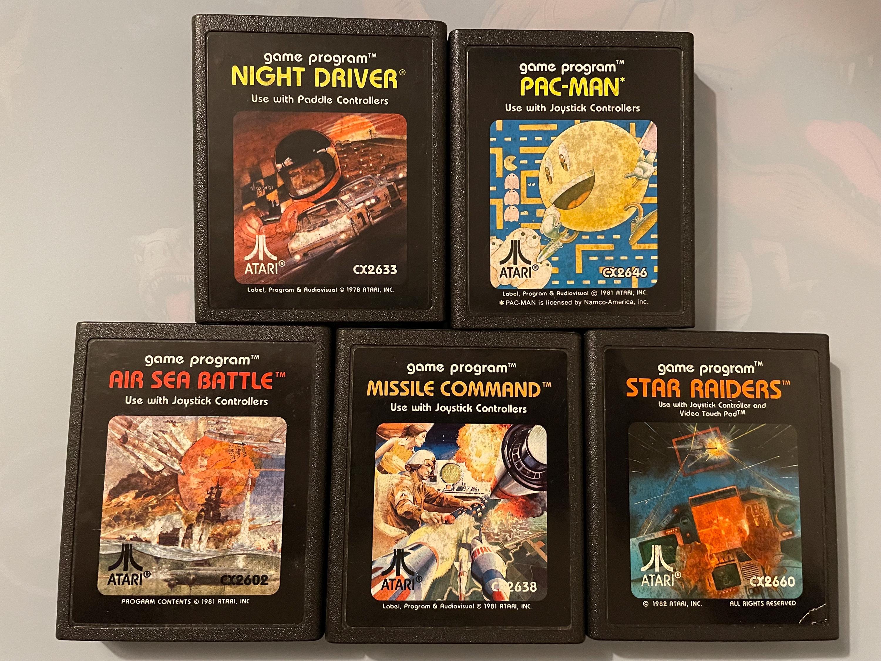 ATARI アタリ2600 ゲームソフト9点セット Atari 2600 Games Lot 9 - Etsy