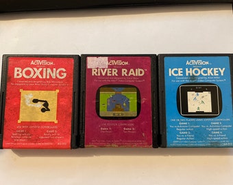 1 Atari 2600 - Console con giochi (11) - Incompleto