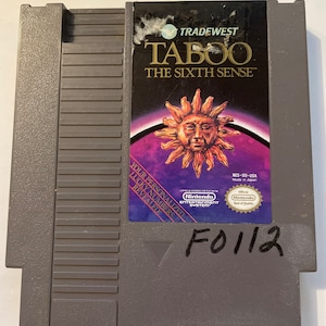 Authentieke Nintendo 'nes' Taboo-gamewagen.