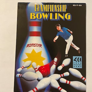 Authentieke Championship Bowling (Nes)-videogamehandleiding