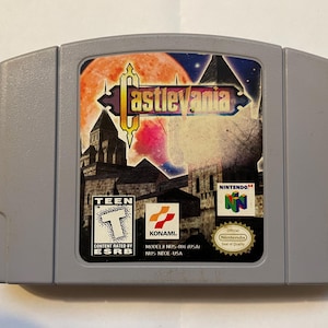 Authentieke Nintendo 64 Castlevania-gamewagen