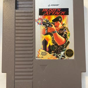 Authentieke Nintendo Rush n Attack-gamewagen.