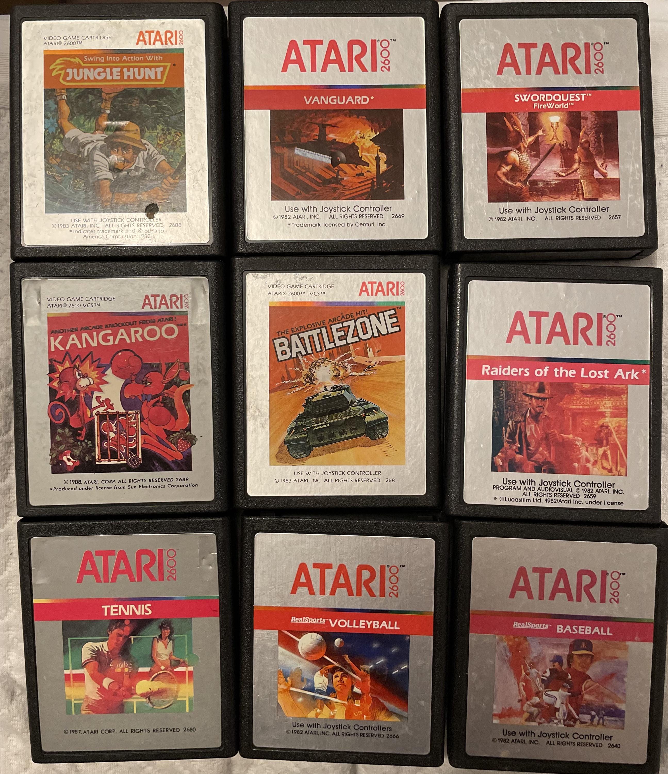 JEU SPIDERMAN JEU Atari 2600 Vintage Rare Rare Pièce de Collection EUR
