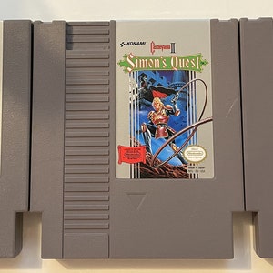 Authentieke Nintendo "nes" Castlevania 1,2,3 karren.