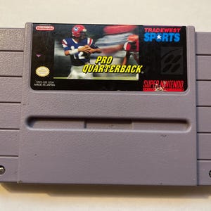 Authentieke Super Nintendo Pro Quarterback-wagen