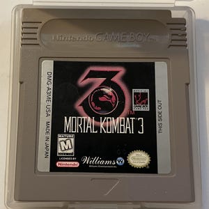 Authentieke Game Boy Mortal Kombat 3 Game Cart