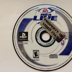 Sony ps1 Loose game NBA Live