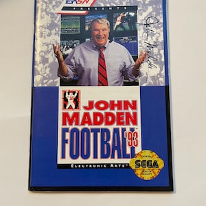 Authentieke Madden 93 (Gen)-videogamehandleiding