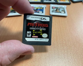 Cartucho de juego auténtico de Metroid Prime Manhunt para DS