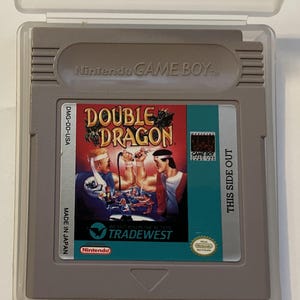 Authentieke Game Boy Double Dragon-gamewagen