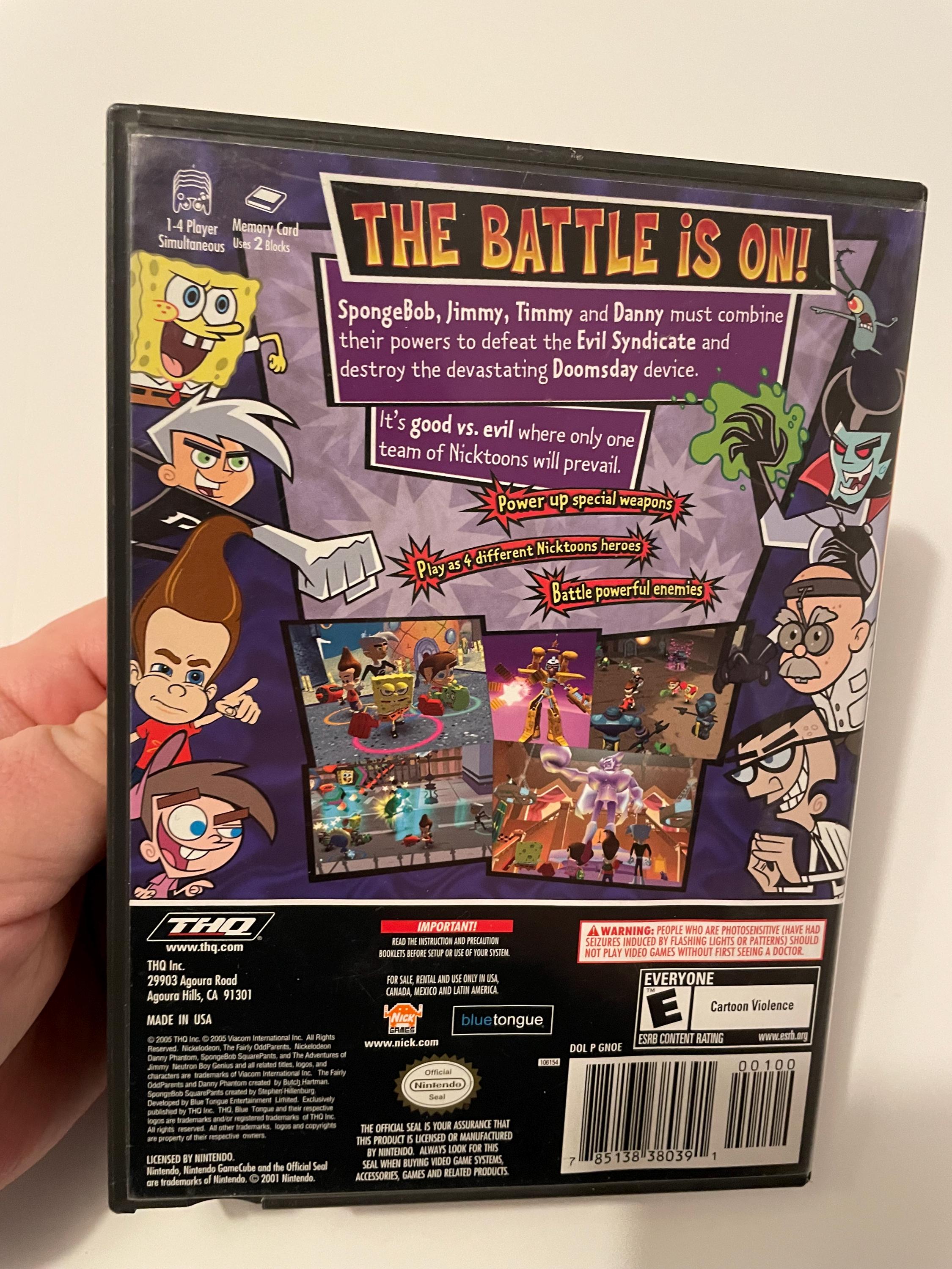 Nicktoons Unite Nintendo Gamecube Original | Meses sin interés