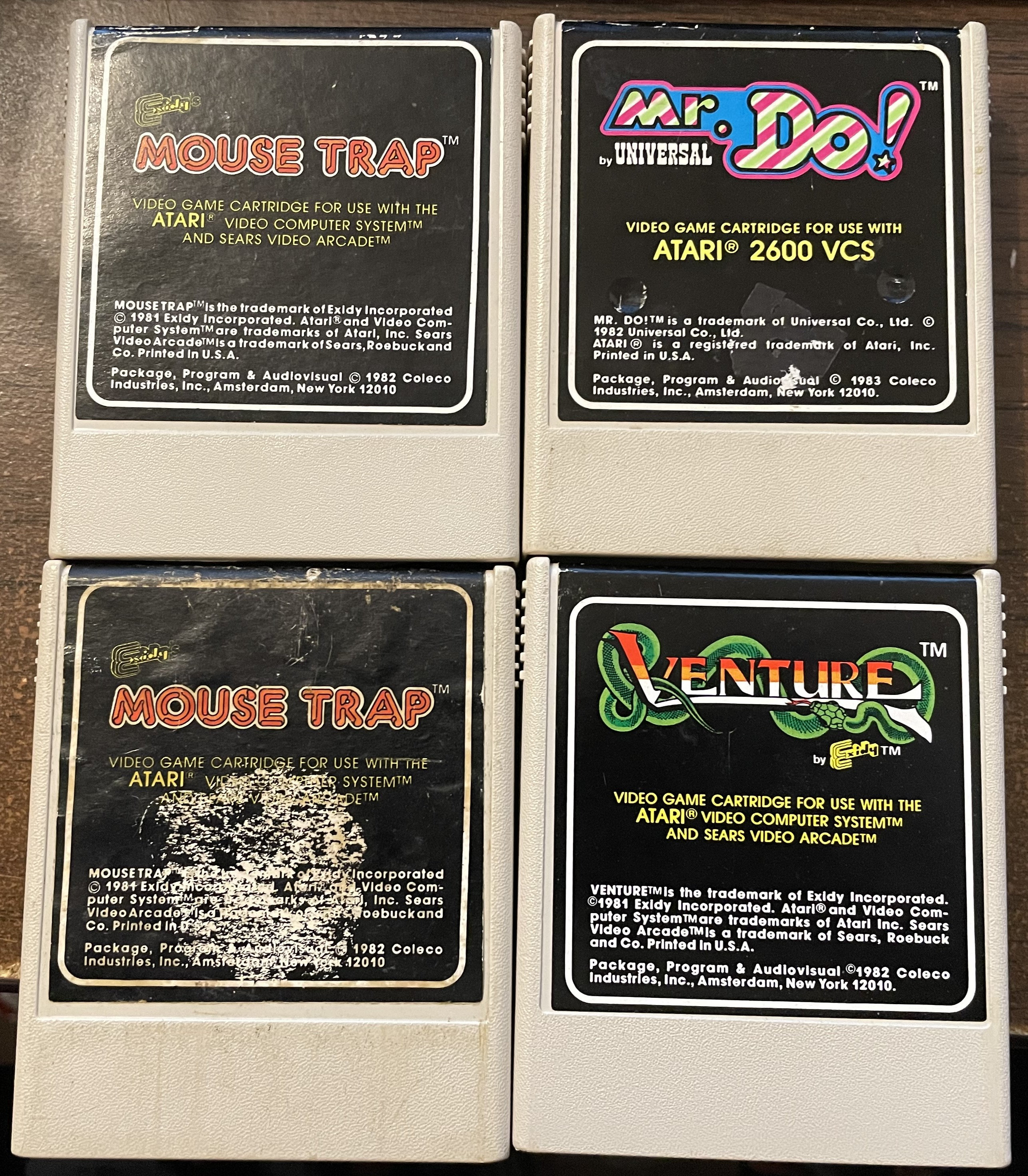 Atari 2600 Games (colleco Versions) - Etsy