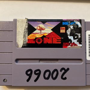 Authentieke Super Nintendo X-Zone-wagen