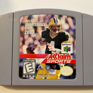 Authentieke Nintendo 64 NFL Quarterback club 2000-gamewagen