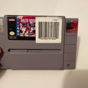 Authentieke Super Nintendo NHLPA Hockey 93-wagen