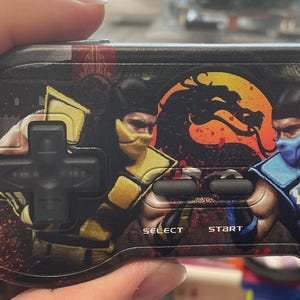 Mando de Mortal Kombat personalizado impreso con UV para SNES