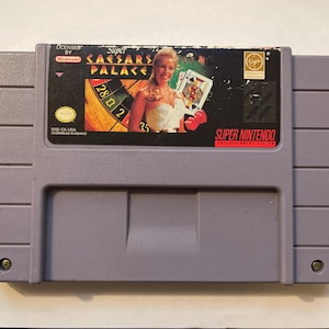 Authentieke Super Nintendo Super Caesars Palace-wagen